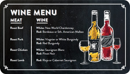 wine pairings for meat