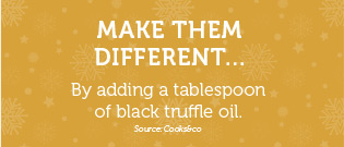roast potatoes truffle oil suggestion - Take Stock magazine
