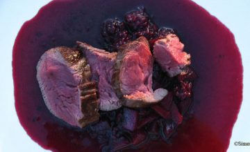 Pan Fried Venison with Blackberry Sauce