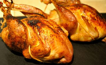 Partridge & Mushrooms