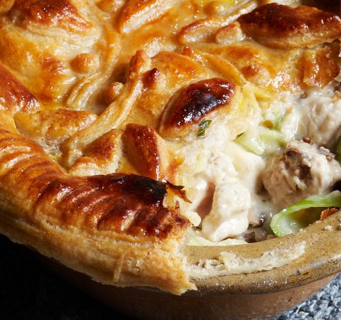 Spelt Chicken Pie
