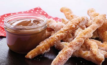Dunking Doughnuts with Chocolate Custard