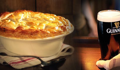 Steak and Guinness Pie