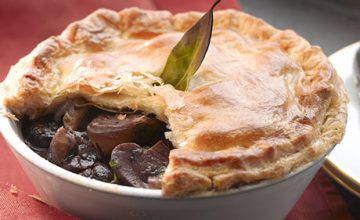 Chestnut Bourguignon Pie