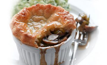 Ale & Mushroom Puff Pastry Pie with Champ