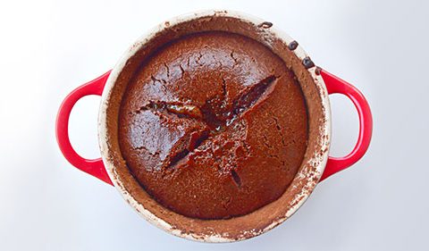 Chocolate and Pear Pudding