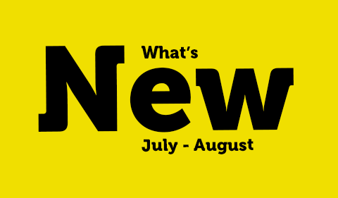 What's New - July/August 2017
