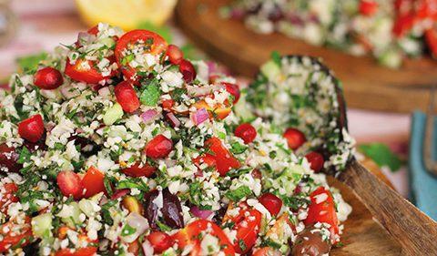 Cauliflower and Green Herb Tabbouleh recipe - Take Stock magazine