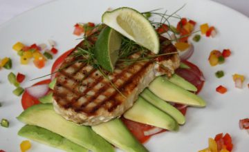 Loin of Tuna with a Guacamole Style Salad
