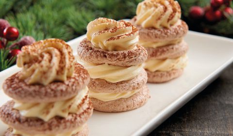 Chocolate Meringues with Baileys Custard Cream Take Stock Magazine