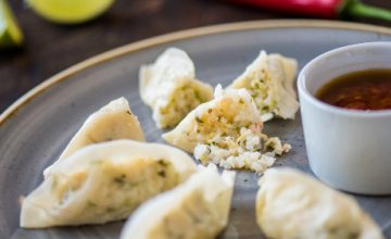 Chinese Prawn Potsticker Dumplings