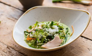 Spicy Smoked Chicken Broth