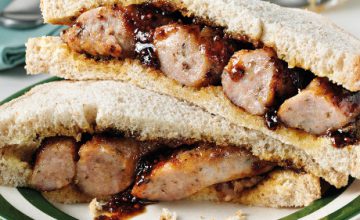 Sticky Sausage Sarnie