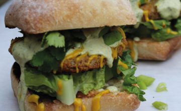 Vegan: Grilled Schnitzel Torta