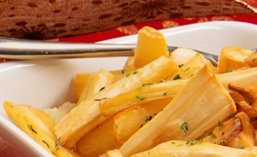 Honey & Thyme Roasted Parsnips