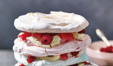 Take_Stock_Magazine_Feature_Rhubarb_and_Raspberry_pavlova