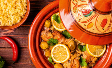 Spiced Chicken Tagine with Preserved Lemon and Olives