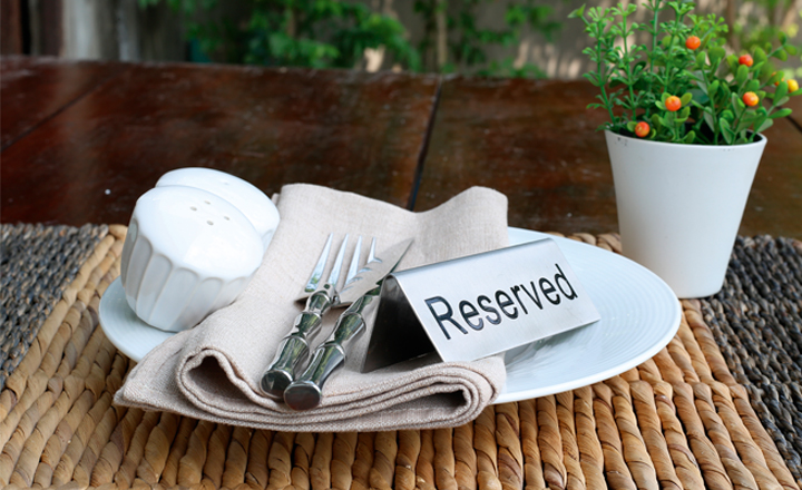 Reserved Table