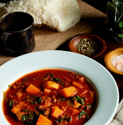 Heinz Beef Broth Soup with Butternut Squash Chunks Recipe