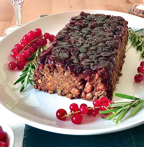 Cranberry, Bean & Lentil Bake