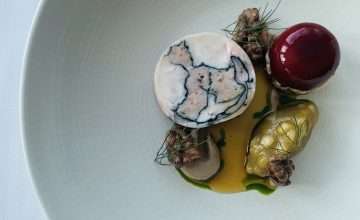 Rabbit Ballotine, Pear and Walnut