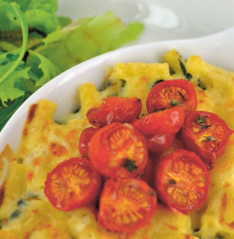 Macaroni Cheese with Roasted Tomatoes