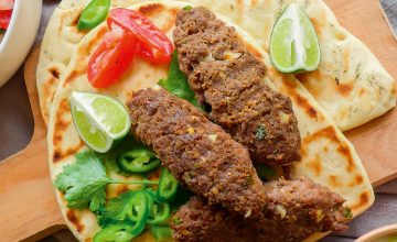 Spiced Lamb and Aubergine Koftas