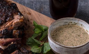 BBQ Lamb Breast & Malt Vinegar Sauce