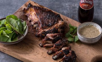 BBQ Lamb Breast & Malt Vinegar Sauce