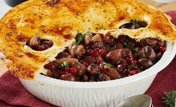 Chestnut & Mushroom Pie