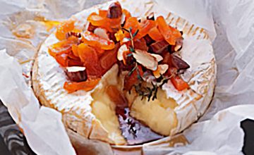 Baked Camembert with Cajeta Sauce
