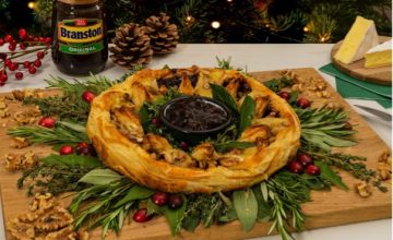 Branston & Brie Pickle Wreath