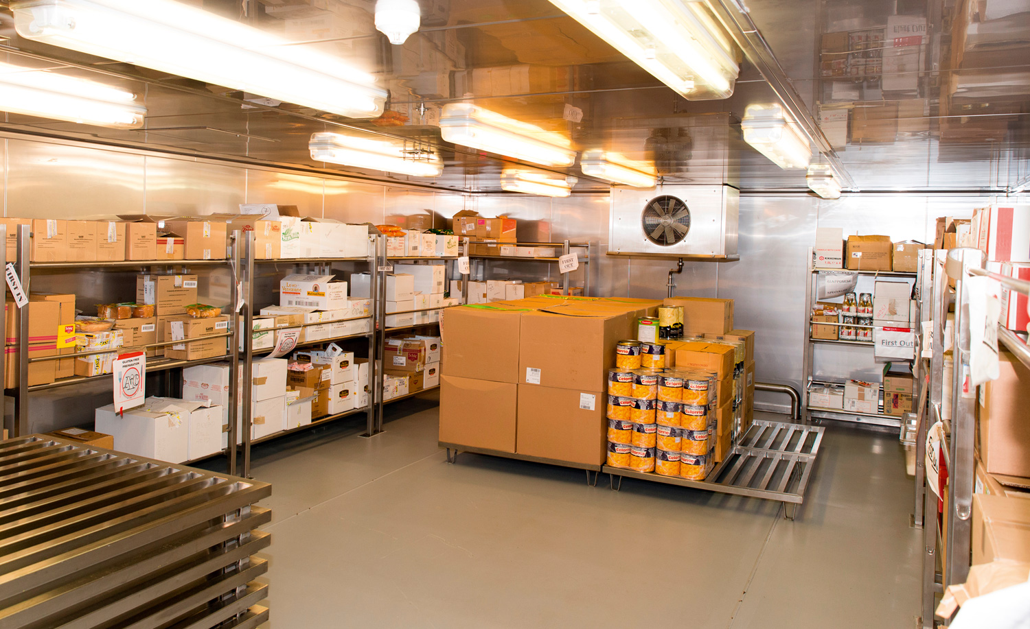 Catering stockroom