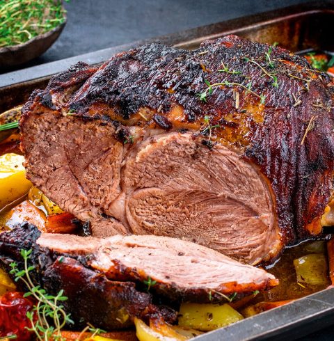 Roast lamb