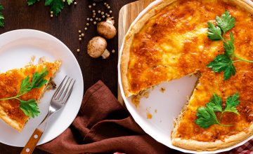 Coronation Chicken Quiche
