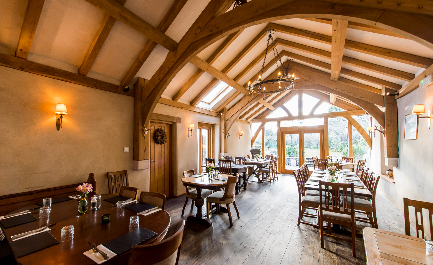 Dining room at The Church House Inn Rattery