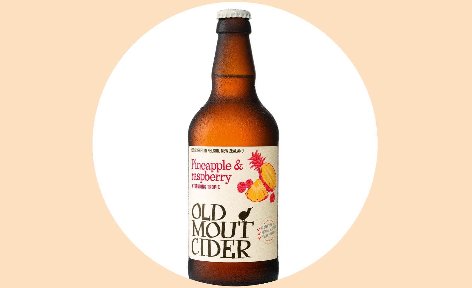 Old Mout Cider Pineapple & Raspberry bottle