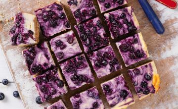 Lemon and Blueberry Cheesecake Bites