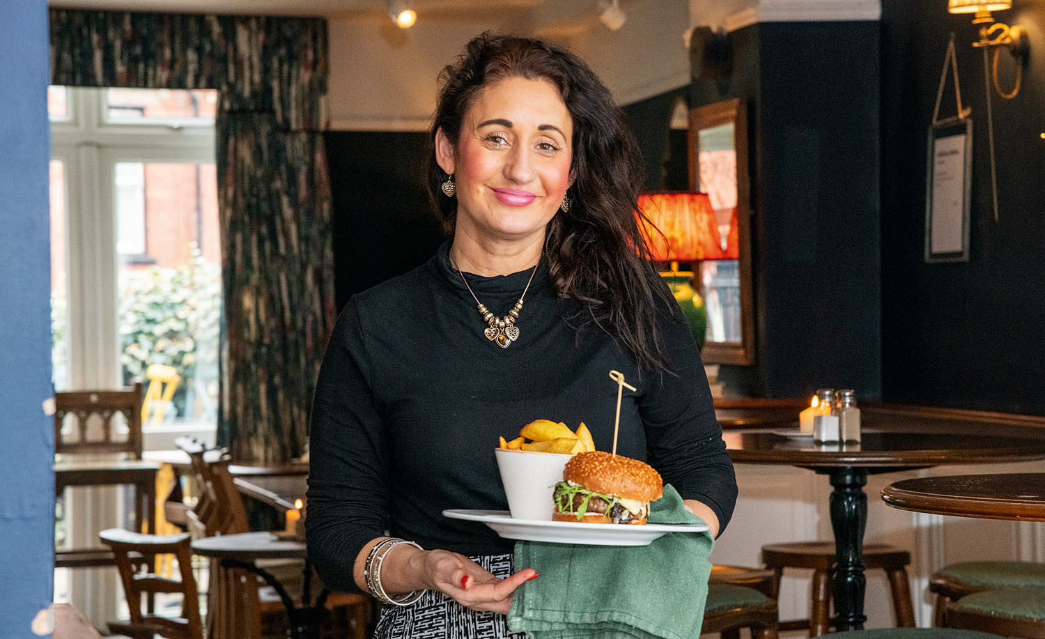 Waitress at No.Thirty8, The Tower in Lincoln