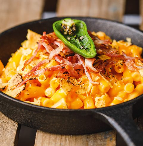 Nacho Smoked Bacon Mac ’n’ Cheese