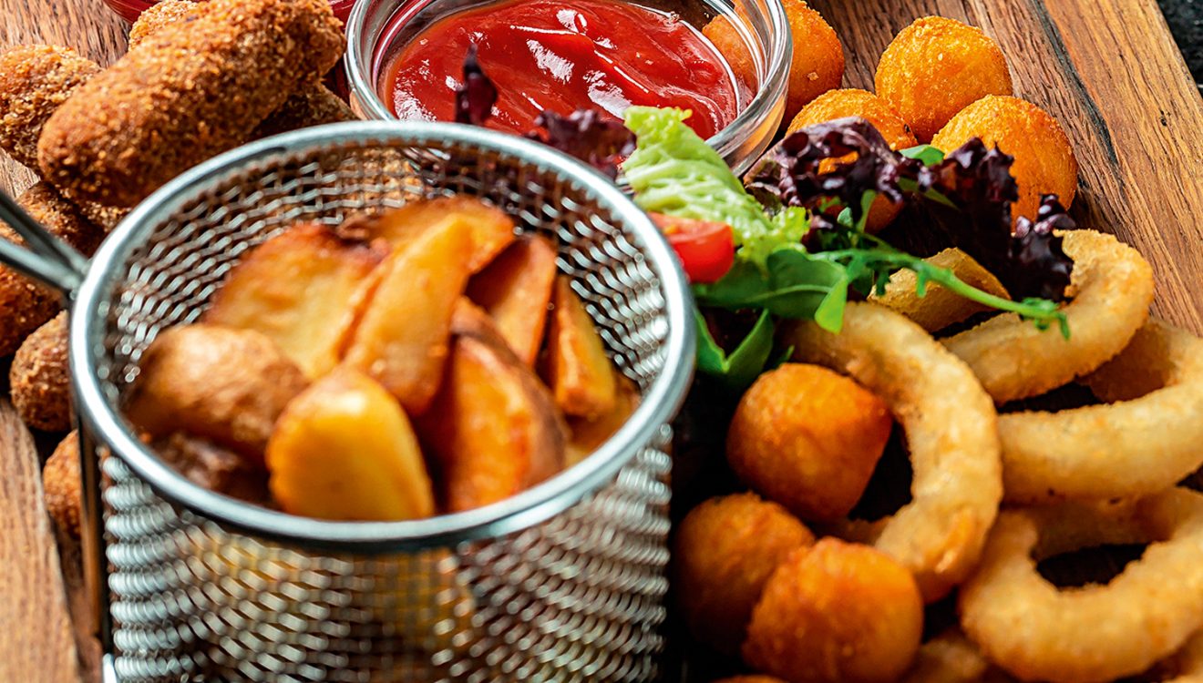 Sharing platter with dips