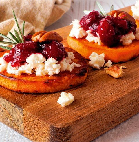 Goat’s Cheese and Cranberry Bruschetta