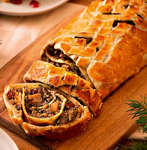 ‘Chicken’, Mushroom and Cranberry Wellington