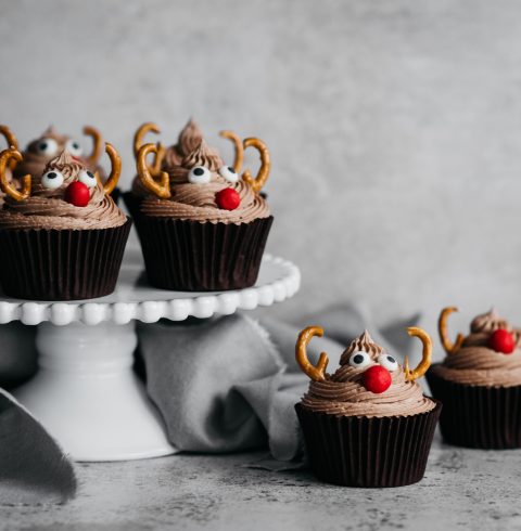 Reindeer cupcakes