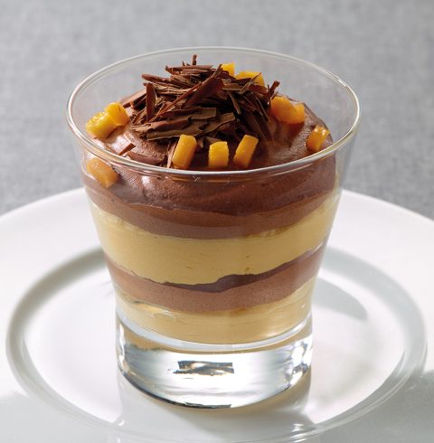 Chocolate and Mango Mousse