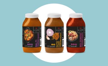 Brand new from Lion. ready-to-use cooking sauces