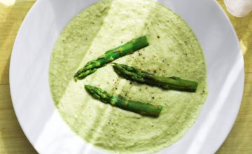 Asparagus, Broad Bean & Marjoram Soup