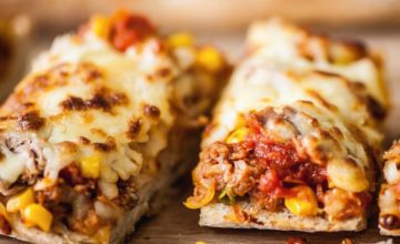 Tuna and Sweetcorn Ciabatta Pizza