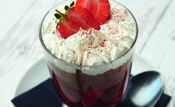 Chocolate and Strawberry Trifle