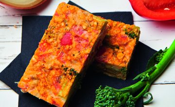 Egg and Vegetable Wedge